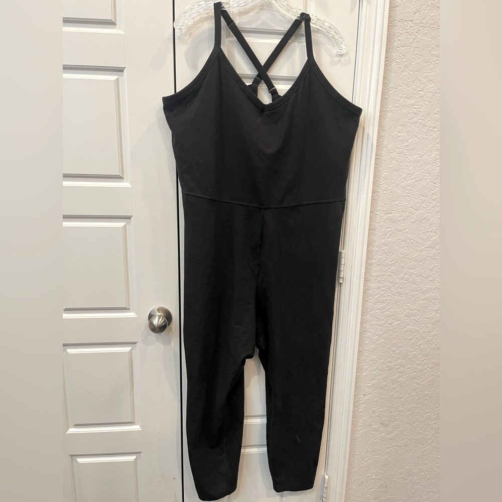 Old Navy Woman’s Black Active Power Chill Jumpsuit Size:3X Preloved